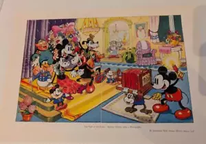 Walt Disney Book Plate from 1930's British Book Early Donald Duck - Picture 1 of 3