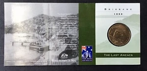 1999 Australian $1 Coin Decimal x 1 The Last Anzacs ‘B’ Mint Mark Uncirculated - Picture 1 of 6