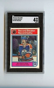 1982-83 O Pee Chee Wayne Gretzky Edmonton Oilers RB #1 🚀⚾️ SGC Graded 4 - Picture 1 of 2