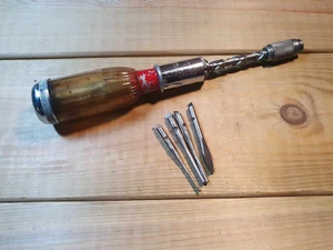 Vintage Stanley Handyman Yankee Screwdriver 233H Old Hand Tools Woodworking - Picture 1 of 11