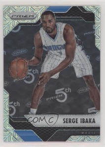 2016-17 Panini Prizm 5th Anniversary Mojo Prizm /25 Serge Ibaka #141