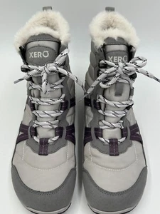 Xero Barfußschuhe Alpine Damen Schneestiefel Größe 10,5 frostgrau - Bild 1 von 9