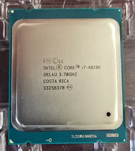 (1) Intel Core i7-4820K SR1AU 3.70GHz Quad Core CPU Processor - LGA2011, Tested - Picture 1 of 2
