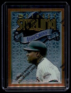 1996 Topps Finest W/peel Tony Gwynn San Diego Padres #61