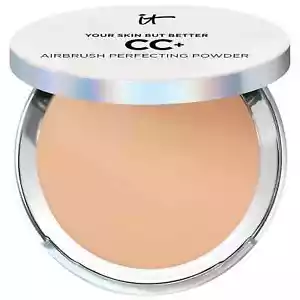 it cosmetics CC+airbrush perfecting powder tan 0.33oz sheer to full coverage NIB - Picture 1 of 2