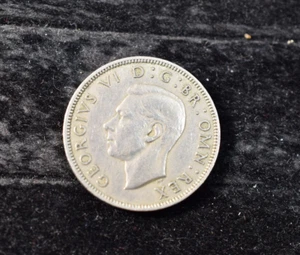 ENGLAND 1950 FLORIN -2 SHILLING - Picture 1 of 7