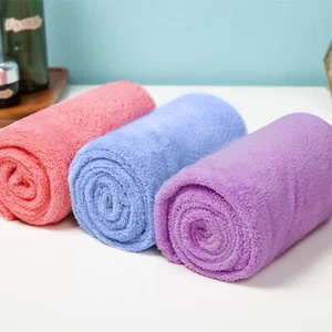 3X Microfiber Magic Hair Turban Towel Bath Wrap Quick Fast Drying Dryer Hair Cap - Picture 1 of 14