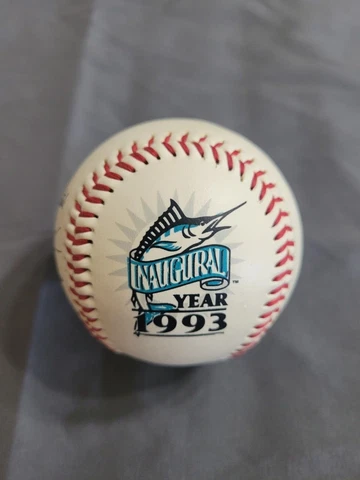 Vtg 1993 Florida Marlins Inaugural Year Baseball, Signed by Every Player Cover