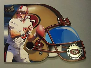 *Paquetes 1:73* Máscara facial Aurora 1998 Cel Fusions #18 Steve Young *troquelados* - Imagen 1 de 2