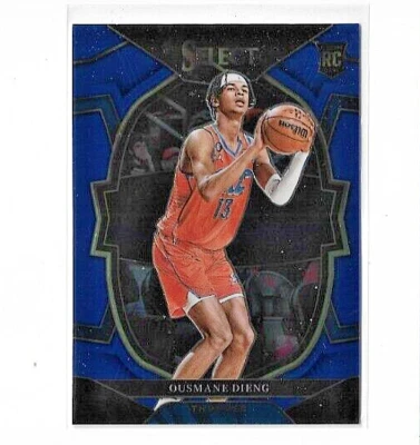 2022-23 Panini Select Basketball Ousmane Dieng Rookie #76 - Thunder - Image 1 of 2