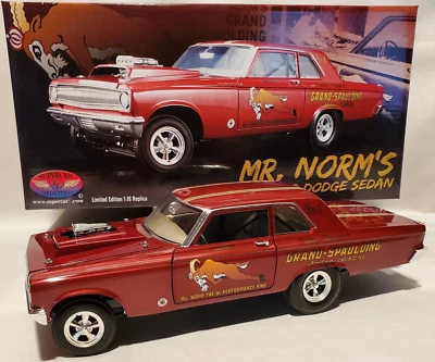 Mr. Norms '65 Dodge Coronet Sedan A/FX BLOWN 426 Hemi AWB #A1806503 -New In Box - Image 1 of 4