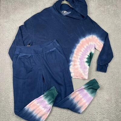 Sudadera con capucha y pantalones deportivos Wild Fox Tie Dye manga larga sudadera para mujer talla M L Foto 1 de 4