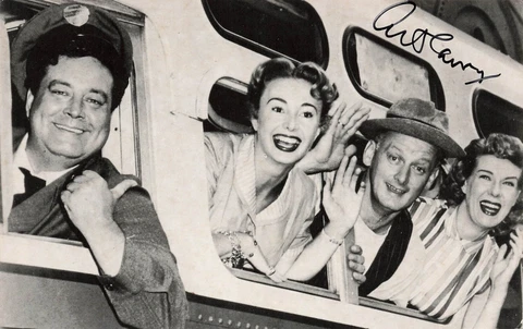 Art Carney Actor Ed in Honeymooners Signed Autograph 6 x 3.75 Postcard PSA DNA Cover