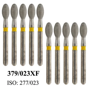 Fresas dentales Diamond Bur fútbol 379/023XF súper finas 023EF FG de alta velocidad paquete de 10/ - Imagen 1 de 17