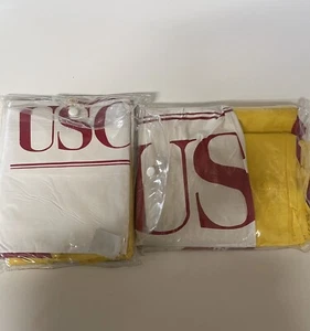 U Of Southern CA USC Vinyl Rain Ponchos Adult One Size (Lot of 2) - Picture 1 of 4