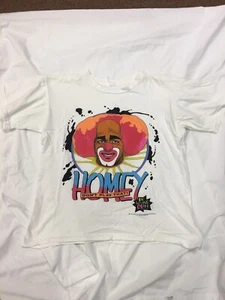 Camisa Homey The Clown 1990 vintage en color vivo puntada única - Imagen 1 de 5