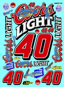 CLEAR MATTE VINYL Sticker Sheet 99 Decal 1/24-1/16 Scale DIE CUT -PEEL & STICK - Picture 1 of 8