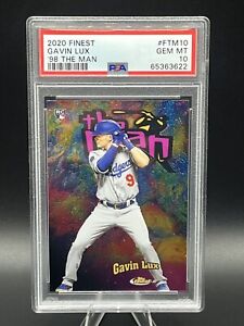 2020 Topps Finest Gavin Lux 1998 '98 Finest The Man Rookie RC #FTM-10 PSA 10