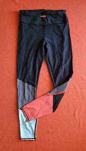 Unisex Leggings Training Colourblock Pants Size 11 Years Old - Picture 1 of 6