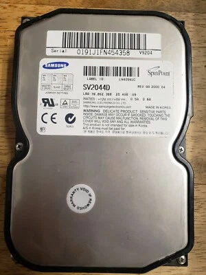 Samsung SV2044D/DOM SV2044D/D0M 20.4GB Hard Drive - Image 1 of 4