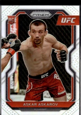 2021 PANINI PRIZM UFC SILVER PRIZM #8 ASKAR ASKAROV RC - Image 1 of 2
