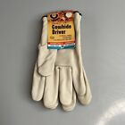 Good Luck Brand Genuine Cowhide Driver Gloves Size Medium New Style 1540-M