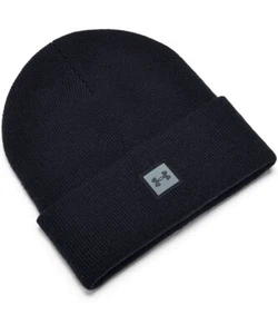 NUEVO GORRO UNDER ARMOUR LISO PARA HOMBRE NEGRO CON PUÑOS TEJIDO CÁLIDO DEPORTIVO GORRA DE PUNTO - Imagen 1 de 1