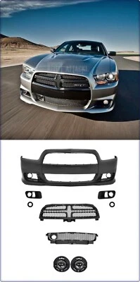 KOMPLETT STOßSTANGE VORNE  FÜR DODGE CHARGER 2011 - 2014 SRT STIL MIT RADAR - Bild 1 von 4