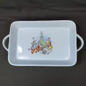Winnie the Pooh & Friends Christmas Holiday Roaster Pan Casserole Dish Rare - Picture 1 of 12
