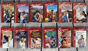 Silhouette Desire Romance Novels Books Lot of 12 Vintage Paperback (bbb) - Foto 1 di 7