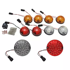 Kit aggiornamento luci LED colorate complete per nebbia inversa per Land Rover 90/110 Defende - Foto 1 di 8
