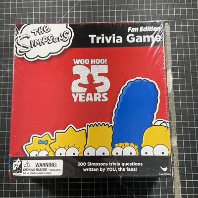 The Simpsons Fan Edition 25th Anniversary Trivia Board Game Complete - Image 1 of 4