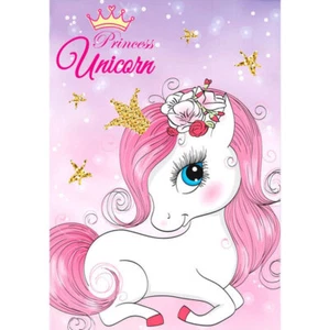 Einhorn Princess Polar-Fleecedecke 100x140cm - Bild 1 von 1