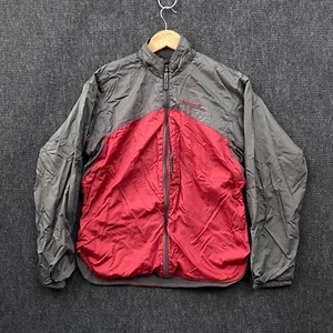 Marmot Packable Windbreaker Womens Small Jacket Red Grey Lightweight Outdoor - Picture 1 of 16