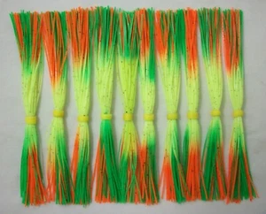 10 Spinnerbait Röcke für 3/8 oz & 1/2 oz Spinnerbaits oder Bass Jigs FIRETIGER - Bild 1 von 1