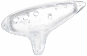 Night Ocarina Plastic Alto C Tone Pla Ocarina AC Clear F/S w/Tracking# Japan New - Picture 1 of 3