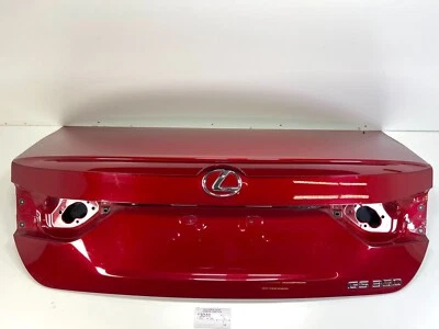 Lexus GS 350 2013-2015 puerta trasera tapa maletero color - 3S8 rojo con emblema OEM Foto 1 de 4