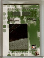  2007-08 ITG Superlative Famous Fabrics 1000 Points Vincent Damphousse FALL EXPO