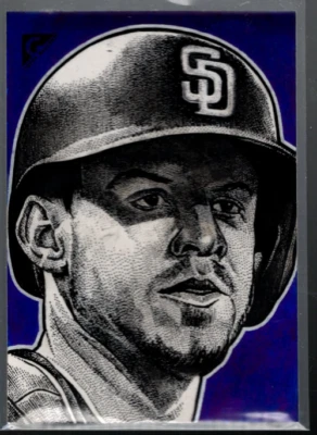 A5224- 2017 Topps Gallery Artista Originals #46 Wil Myers / 1 - Nm-Mt - Imagen 1 de 2