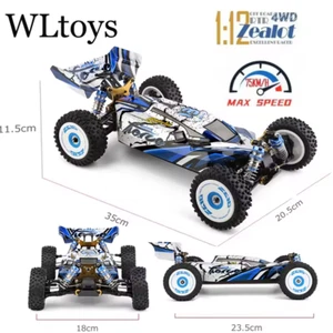 WLtoys 1/12 4WD RC Car 75KM/H Off-Road Buggy Remote Control Toy Gift UK - Picture 1 of 5