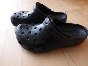 Crocs Cayman Classic Original Clogs Gr. 7 / 9 Ca. 39/40 schwarz glanz - Bild 1 von 2