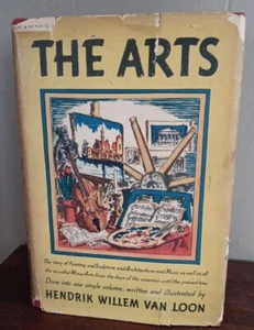 Hendrik Willem Van Loon- THE ARTS  1st - 1937- Double DJ w/ Map - Bild 1 von 13