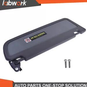 Labwork Driver Side Left Dark Gray Sun Visor For Honda Civic 2006-2011 - Picture 1 of 6