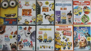 DESPICABLE ME MINIONS PETS DVD collection - 10x DVDS cds job lot BULK - Picture 1 of 1
