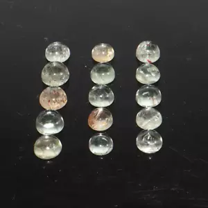 Natural Oregon Sunstone Cabochon Round Shape Stone Lot 33.50 Cts 4x4 mm 8x8 mm - Picture 1 of 4