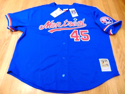 MITCHELL & NESS MLB 1997 MONTREAL EXPOS PEDRO MARTINEZ AUTHENTIC BP JERSEY 3XL - Image 1 of 4