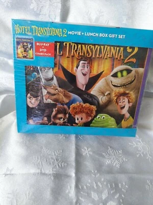 HOTEL TRANSYLVANIA 2 MOVIE LUNCH BOX DVD & BLUE RAY COMBO GIFT SET NEW SEALED - Image 1 of 4