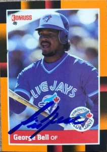 George Bell Autographed 1988 Donruss Baseball's Best #31 - Picture 1 of 1