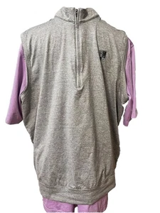 Chaleco Donald Ross Golf Gris Ropa Deportiva Clásica Grande XL - Imagen 1 de 5