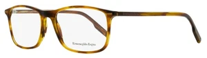 Zegna Slim Rectangular Eyeglasses EZ5236 052 Havana 55mm - Picture 1 of 3